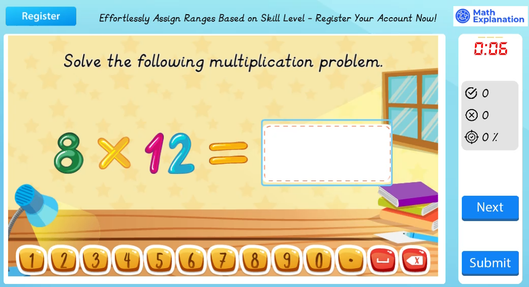 Math Explanation 12 Times Table Engaging Primary Maths Software