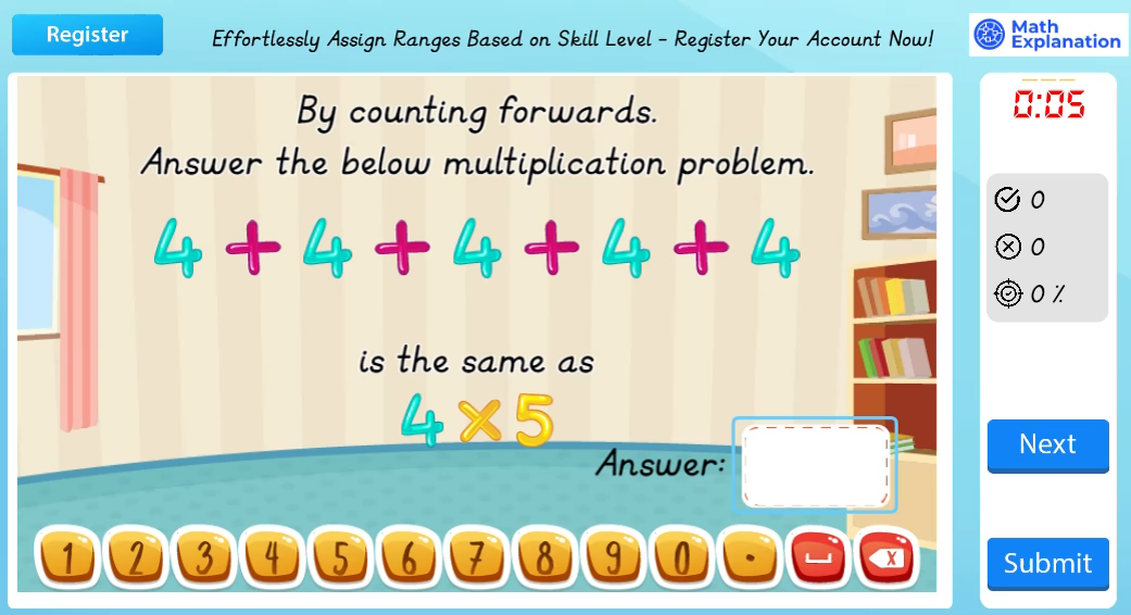 Math Explanation | Multiplication as repeated addition - x2, x4 & x8 ...