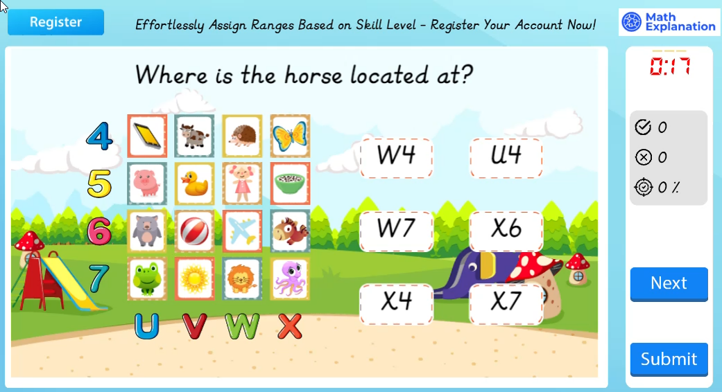 Locator Math Math Explanation | Using position to locate an object - Engaging ...