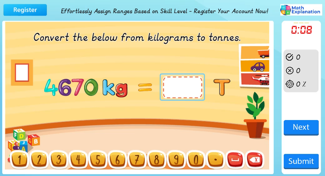 Math Explanation | Conversion of metrics: Kilograms to tonnes ...