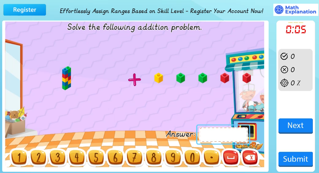 Carrying Basics Visualization Math Math Explanation | Horizontal addition without carrying - Engaging ...
