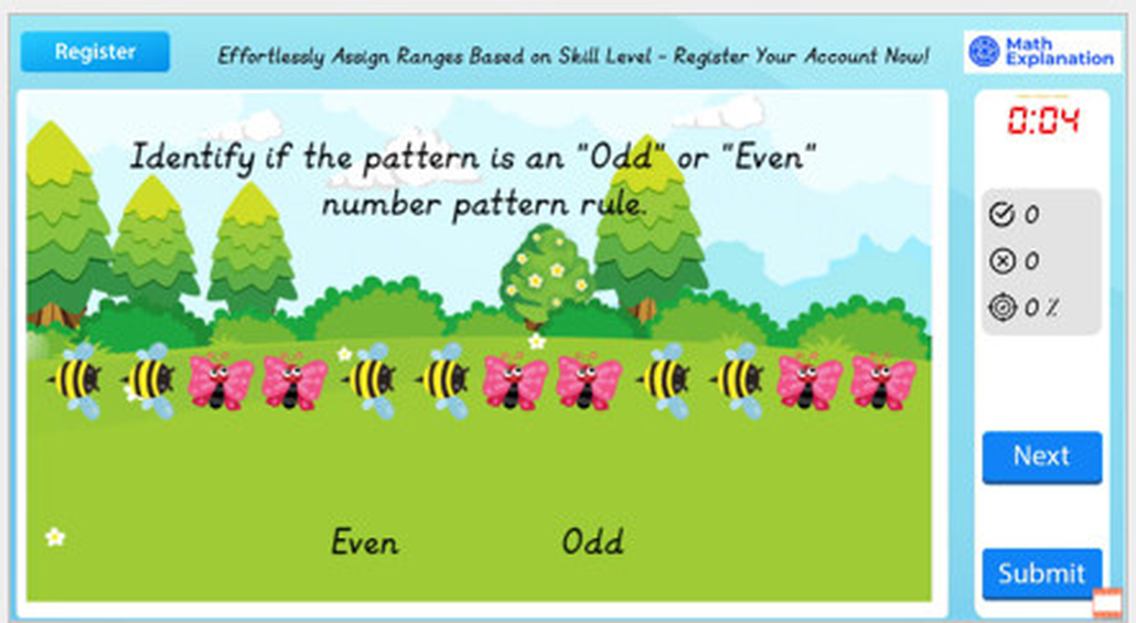 Math Explanation | Odd and even number patterns - Engaging Primary ...