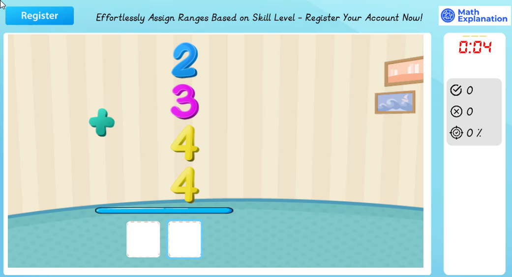 Plus Vertical Math Math Explanation | Vertical addition of three or more single digits ...